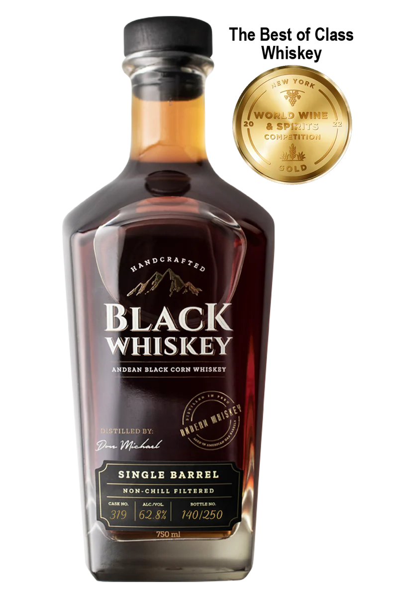 Black Whiskey - Andean Black Corn Whiskey Single Barrel