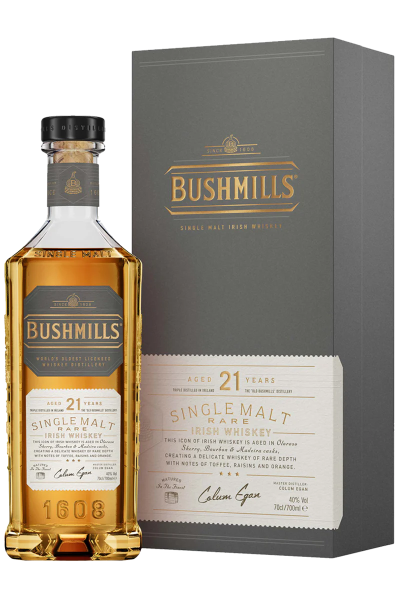 Bushmills 21 Years Single Malt Irish Whiskey - Image 2