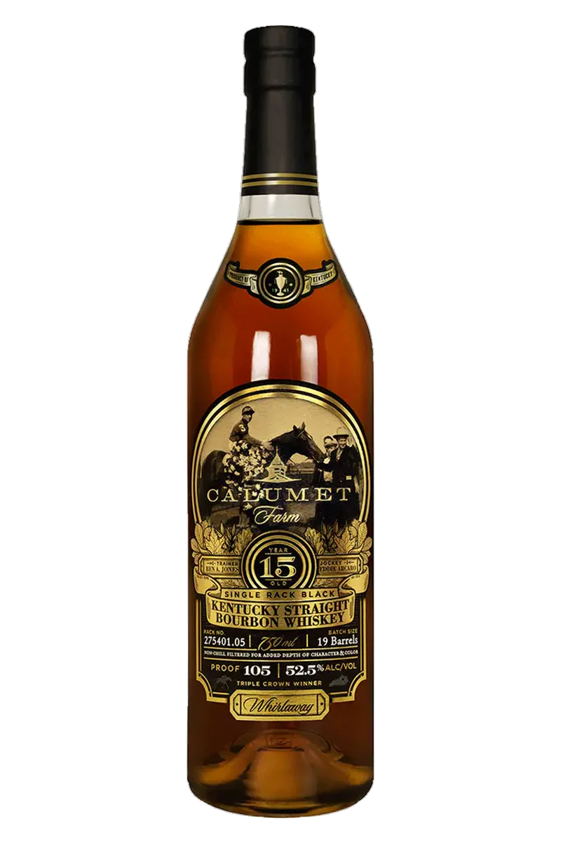 Calumet Farm Single Rack Black 15 Years Bourbon Whiskey