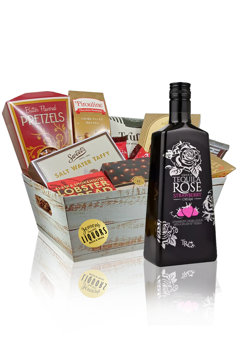 Cordials Gift Basket Tequila Rose Strawberry Cream