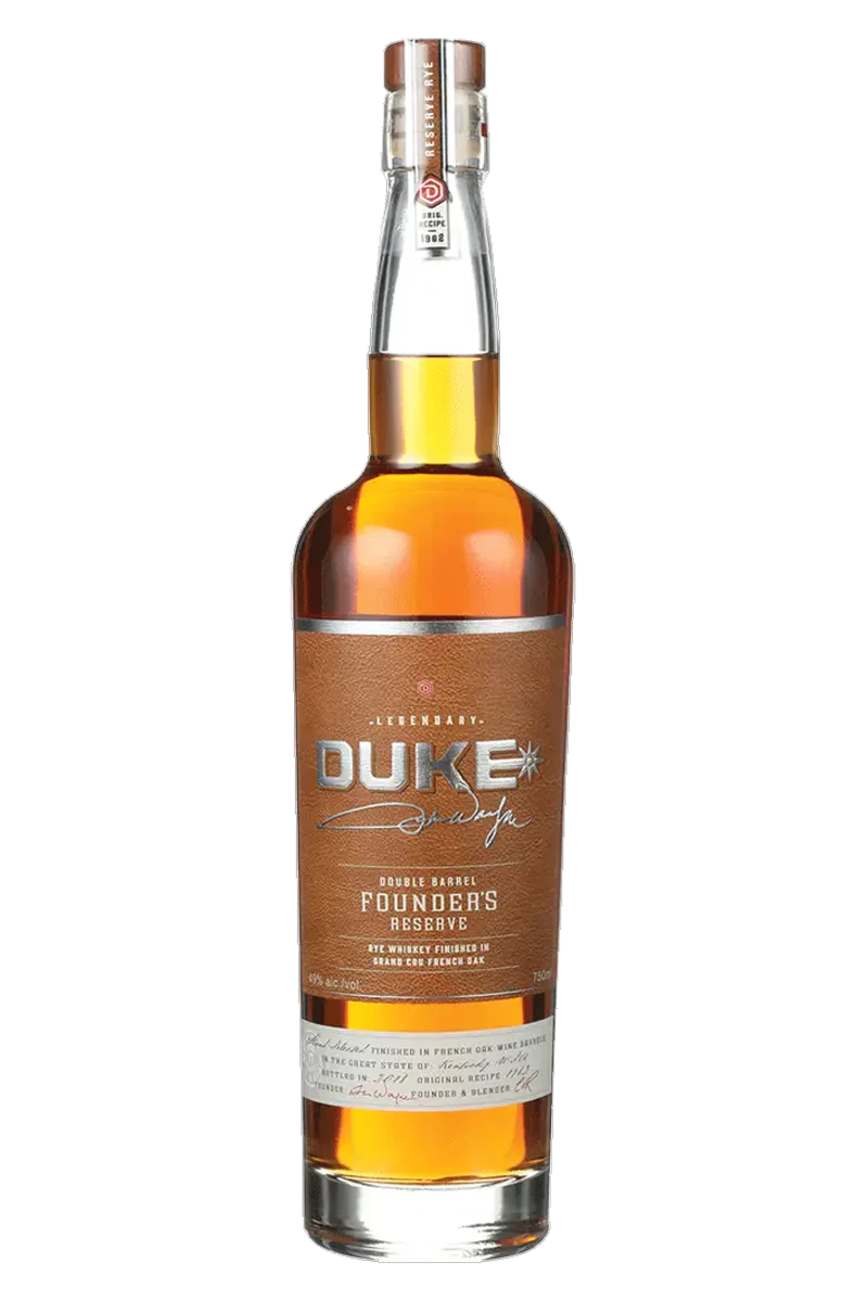 Duke Double Barrel Founders Reserve Rye Whiskey