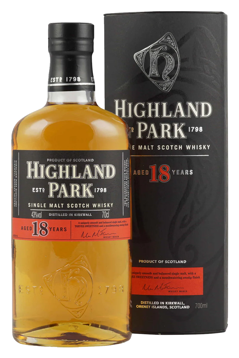 Highland Park 18 Years Single Malt Scotch Whisky