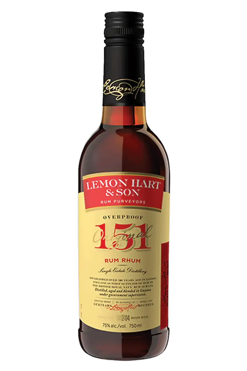 Lemon Hart & Son 151 Overproof Rum