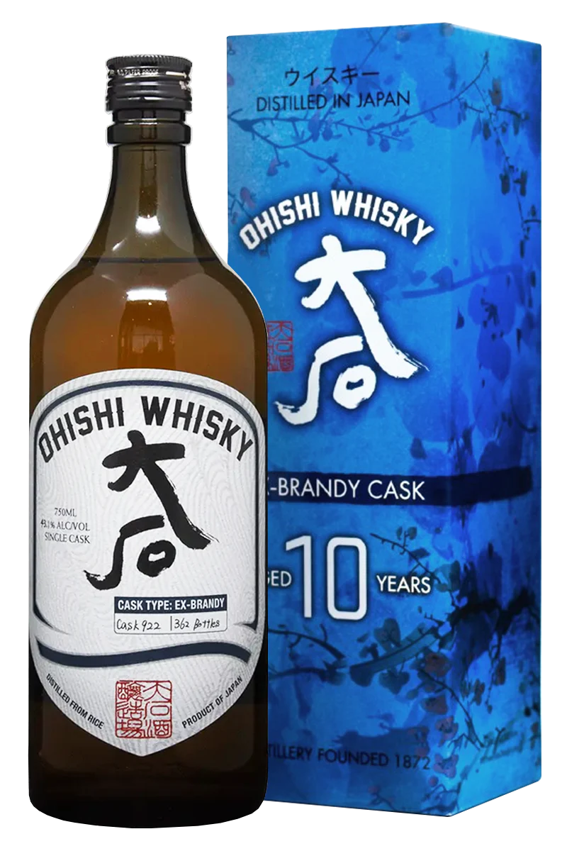 Ohishi 10 Years Brandy Cask Japanese Whisky