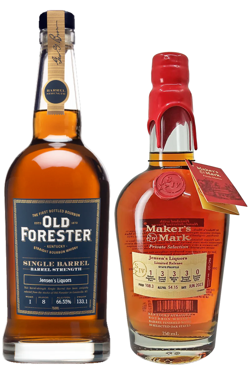 Old Forester SB + Maker's Mark SB Bundle
