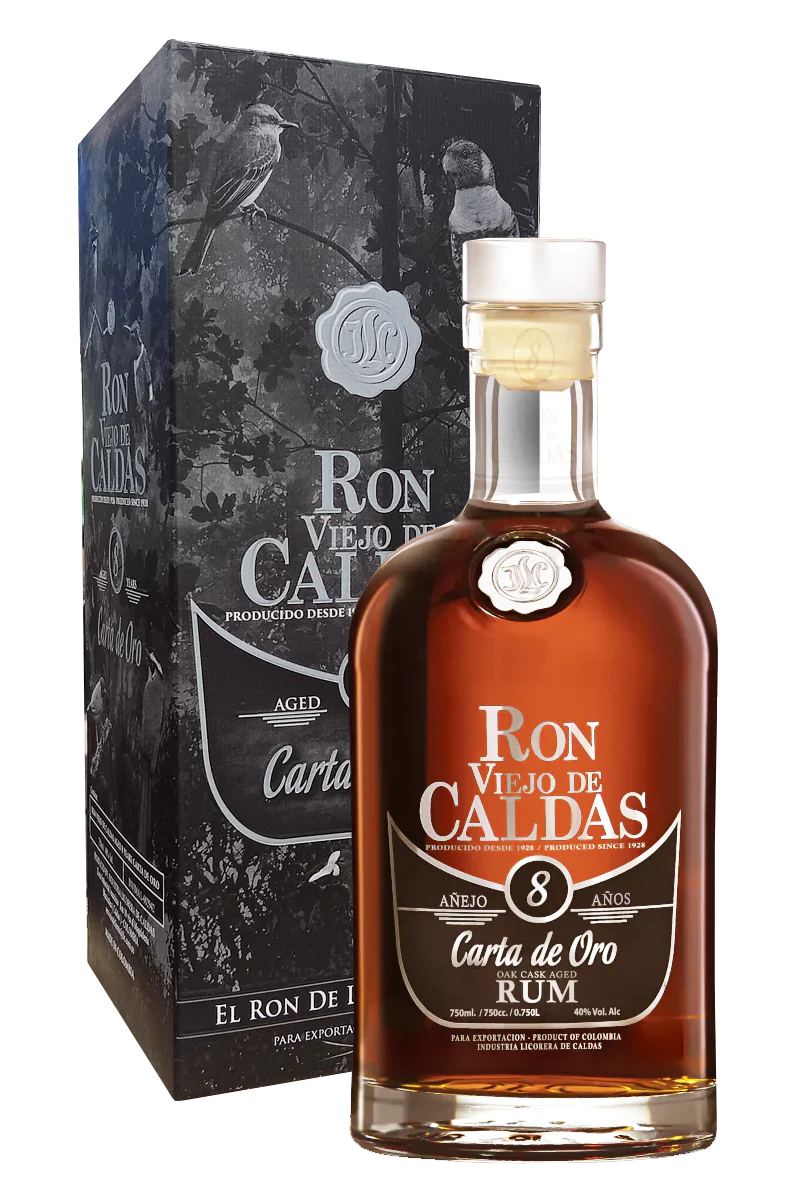 Ron Viejo de Caldas Carta de Oro 8 Years Rum