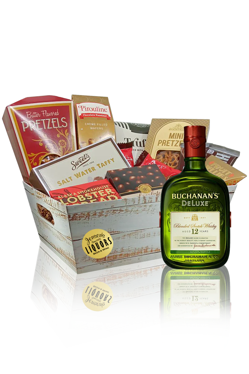 Scotch Gift Basket Buchanan's 12 Years