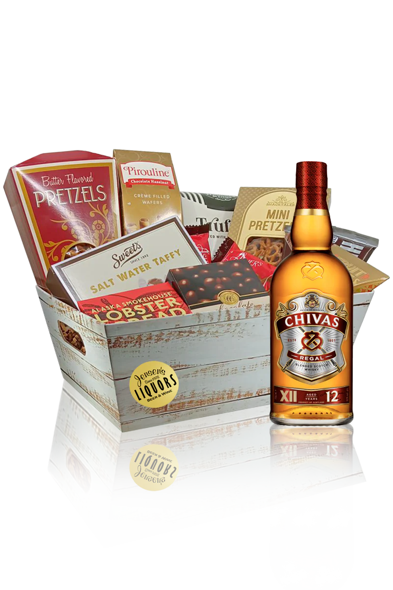 Scotch Gift Basket Chivas Regal 12 Years