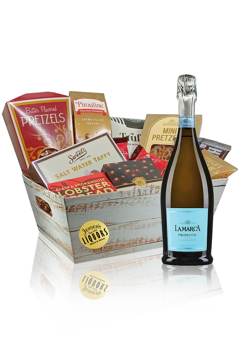 Sparkling Wine Gift Basket La Marca