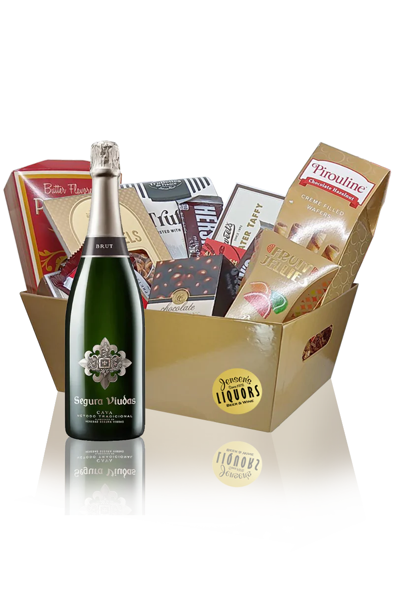 Sparkling Wine Gift Basket Segura Viudas