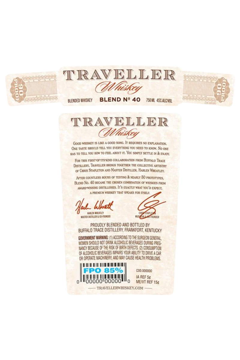 Traveller Blend No. 40 Whiskey - Image 3