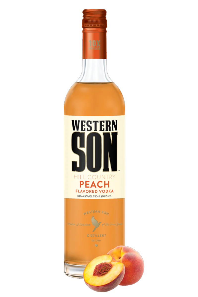 Western Son Peach Flavored Vodka
