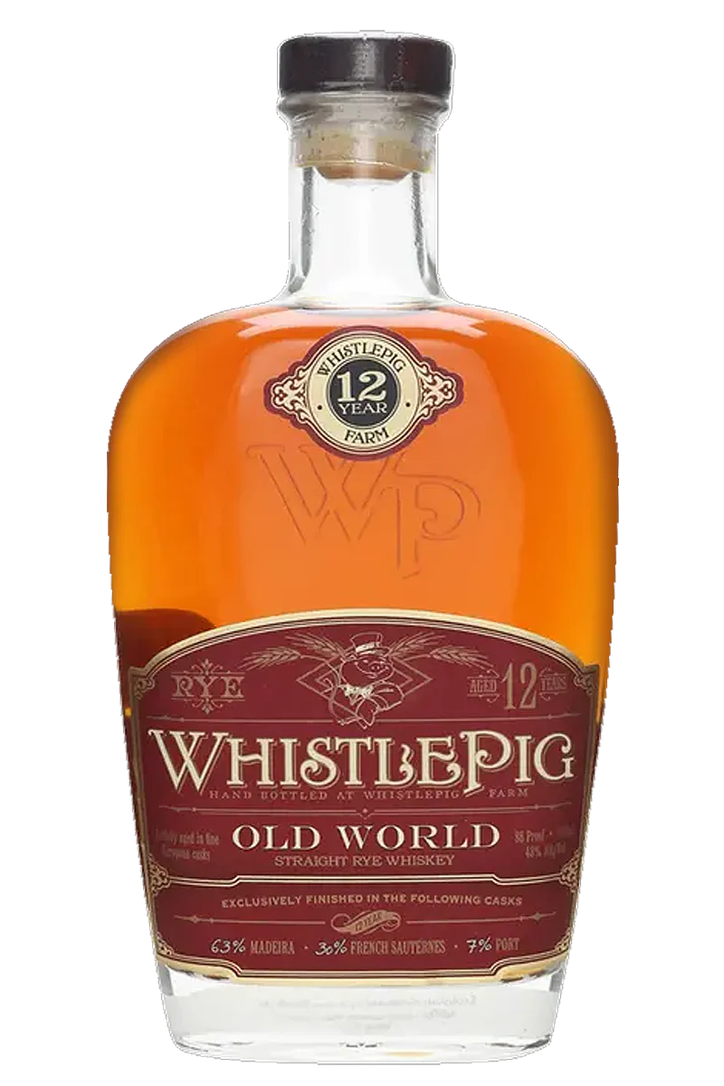 WhistlePig 12 Year Old World Straight Rye Whiskey