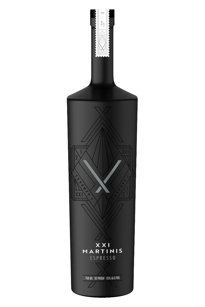 XXI Martinis Espresso Vodka and Cream Liqueur